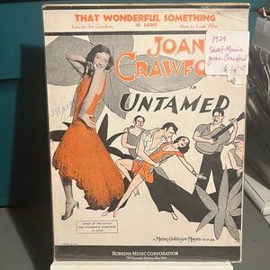 Vintage Joan Crawford Sheet Music